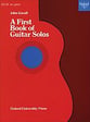 First Book of Guitar Solos Guitar and Fretted sheet music cover